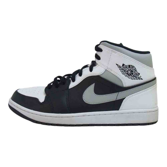 NIKE ナイキ 554724-073 AIR JORDAN 1 MID WHITE SHADOW エアジョーダン  ブラック系 29cm【中古】