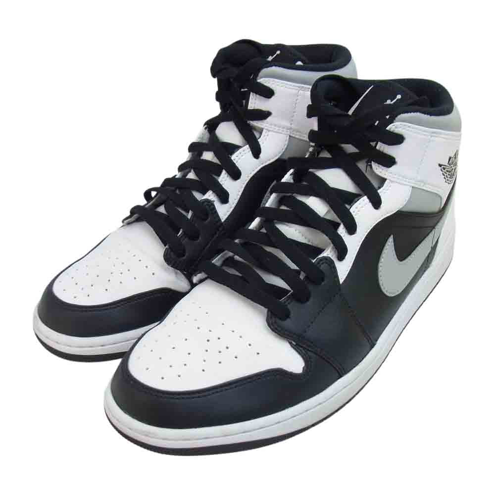 NIKE ナイキ 554724-073 AIR JORDAN 1 MID WHITE SHADOW エアジョーダン  ブラック系 29cm【中古】