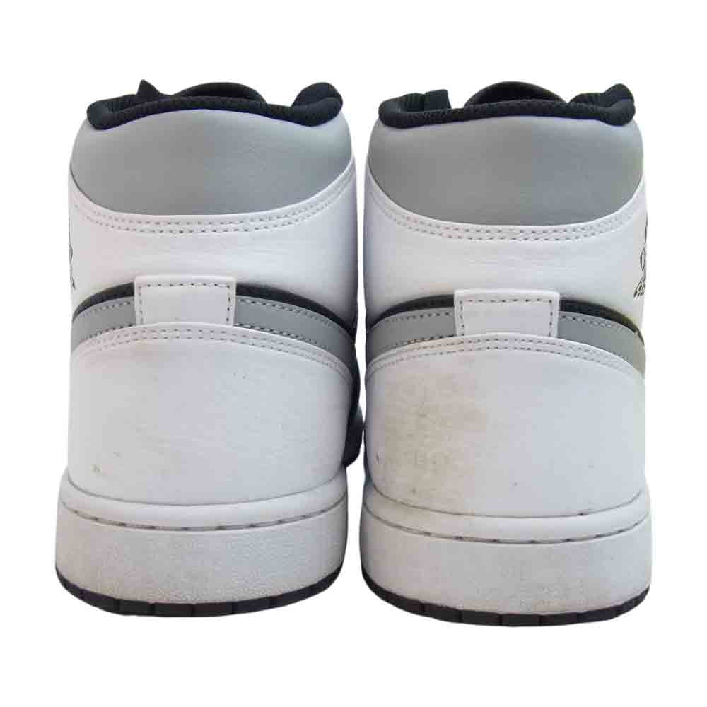 NIKE ナイキ 554724-073 AIR JORDAN 1 MID WHITE SHADOW エアジョーダン  ブラック系 29cm【中古】