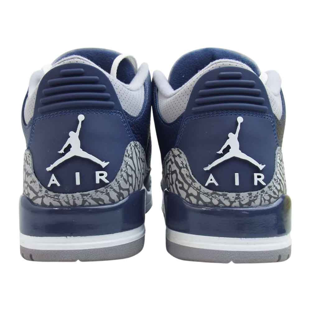NIKE ナイキ CT8532-401 AIR JORDAN 3 MIDNIGHT NAVY エアジョーダン ネイビー系 28cm【中古】