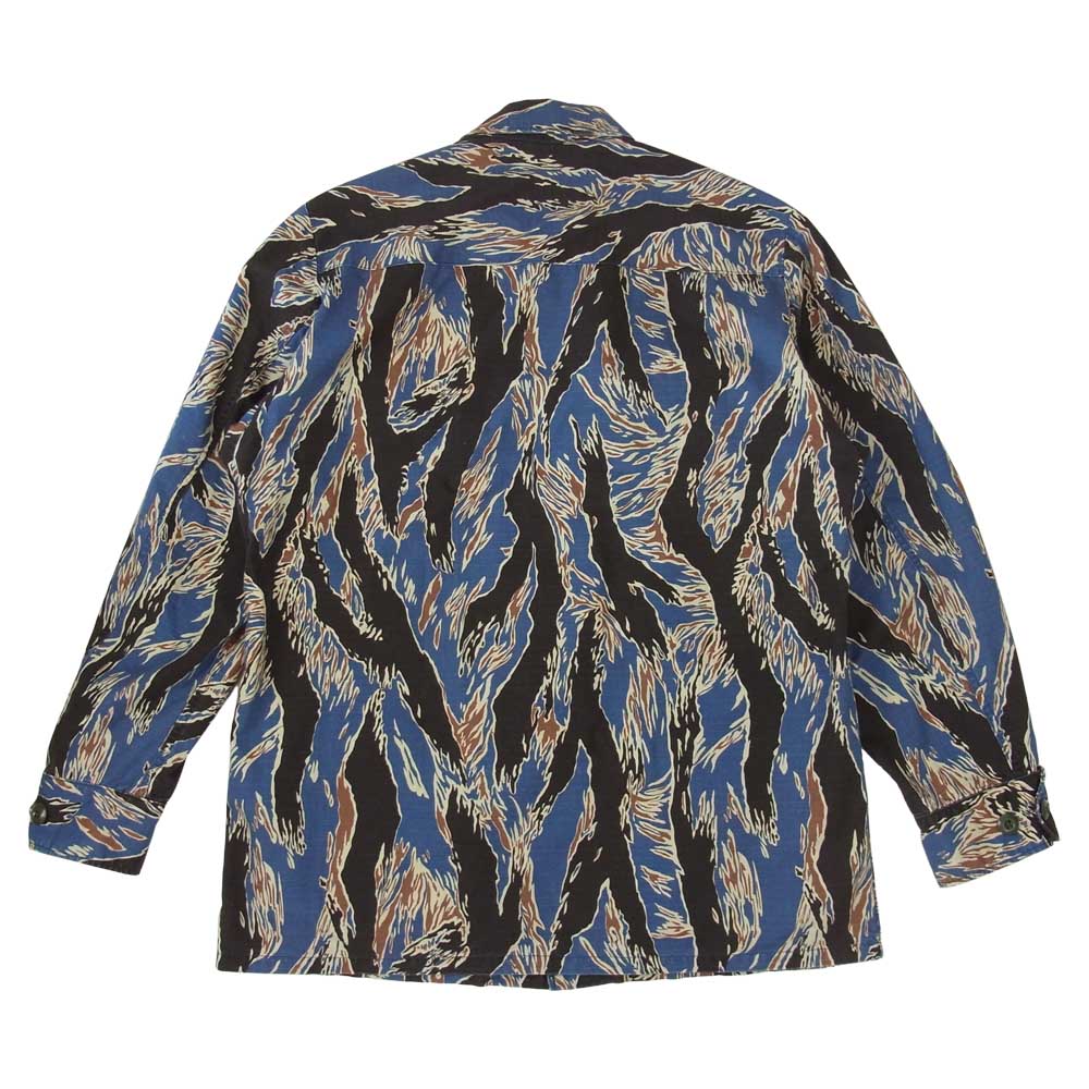 WACKO MARIA ワコマリア TIGER CAMO FATIGUE JACKET TYPE-1 タイガー カモ ファティーグ ミリタリー ジャケット マルチカラー系 M【中古】