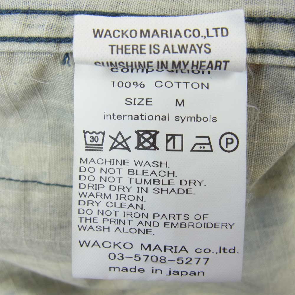 WACKO MARIA ワコマリア TIGER CAMO FATIGUE JACKET TYPE-1 タイガー カモ ファティーグ ミリタリー ジャケット マルチカラー系 M【中古】