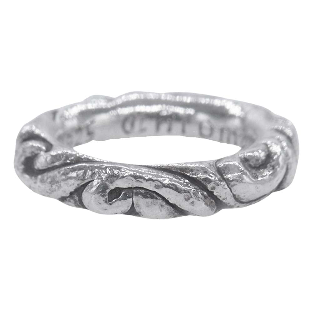 CHROME HEARTS クロムハーツ（原本無） SCRL BAND RING スクロール バンド リング【中古】