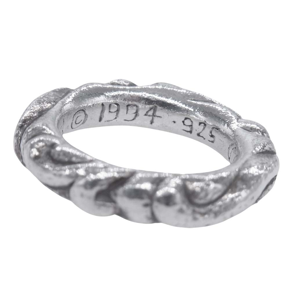 CHROME HEARTS クロムハーツ（原本無） SCRL BAND RING スクロール バンド リング【中古】