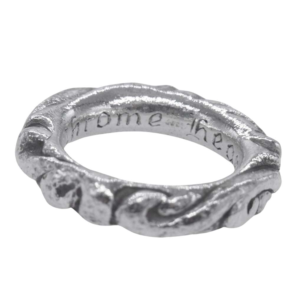 CHROME HEARTS クロムハーツ（原本無） SCRL BAND RING スクロール バンド リング【中古】