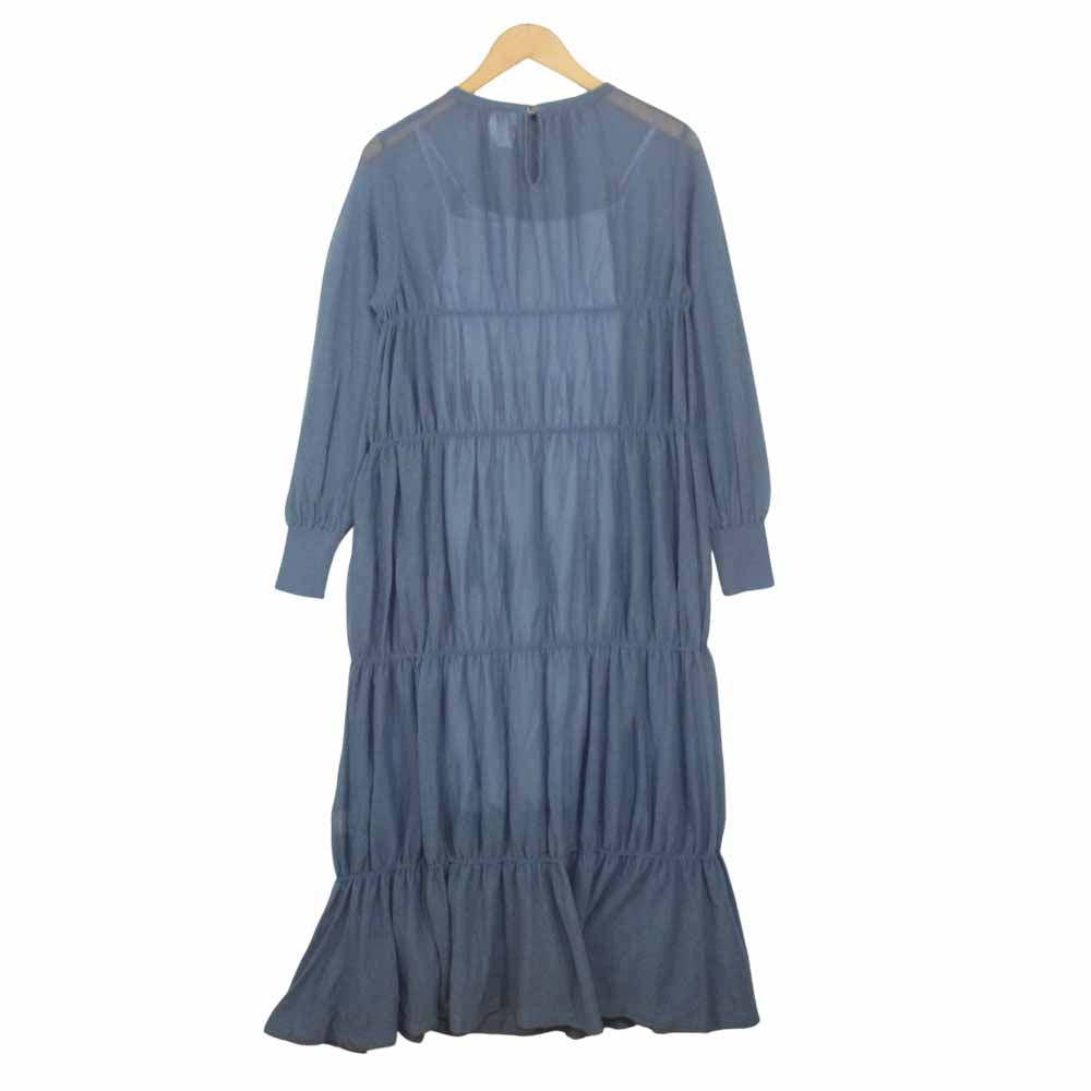 Ron Herman ロンハーマン ギャザー ニット ワンピース グレー系 XS【中古】