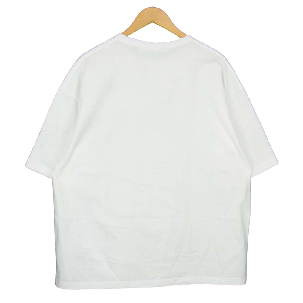 Yohji Yamamoto ヨウジヤマモト GroundY GN-T46-071 5.6oz cotton Jersey Painted Big T-Shirt C ペイント Tシャツ ホワイト ホワイト系 4【極上美品】【中古】