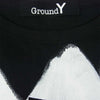 Yohji Yamamoto ヨウジヤマモト GroundY GN-T46-071 5.6oz cotton Jersey Painted Big T-Shirt C ペイント Tシャツ ブラック  ブラック系 4【美品】【中古】