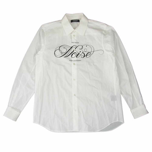 UNDERCOVER アンダーカバー UCY9404 WE MAKE NOISE ブロード シャツ　白 ホワイト系 2【中古】