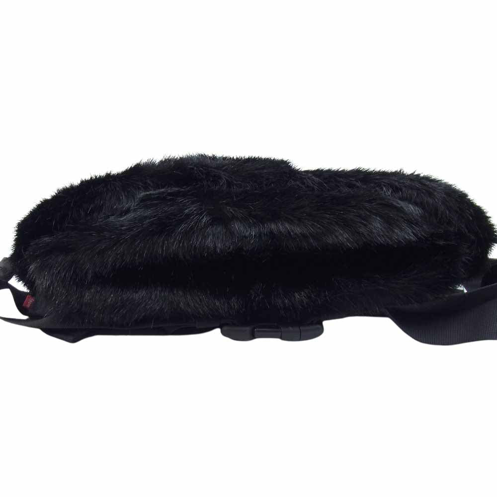 Supreme シュプリーム 20AW NF0A5G87 THE NORTH FACE Faux Fur Waist Bag ノースフェイス フェイク ファー ウエスト バッグ ブラック系【美品】【中古】