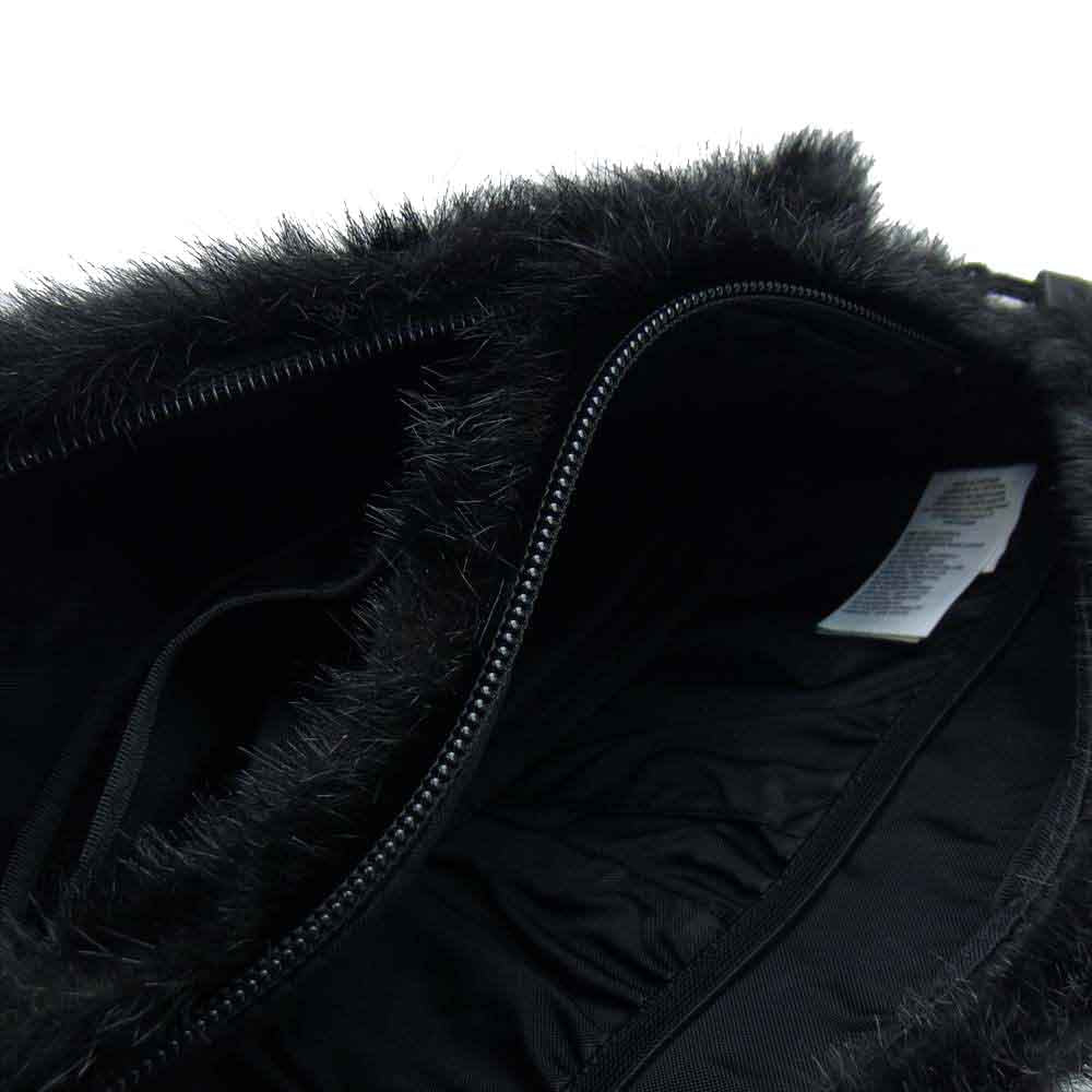 Supreme シュプリーム 20AW NF0A5G87 THE NORTH FACE Faux Fur Waist Bag ノースフェイス フェイク ファー ウエスト バッグ ブラック系【美品】【中古】