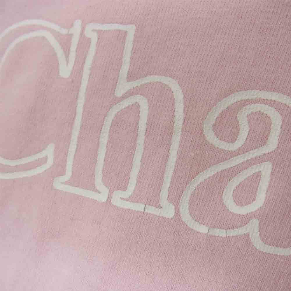 カオスフィッシングクラブ ロゴ プリント Tシャツ ピンク系 XL【中古】