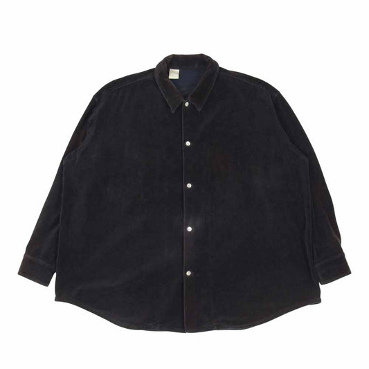 N.HOOLYWOOD エヌハリウッド 1202-SH07-049 コーデュロイ ドロップショルダー ビッグシャツ ブラウン系 42【中古】