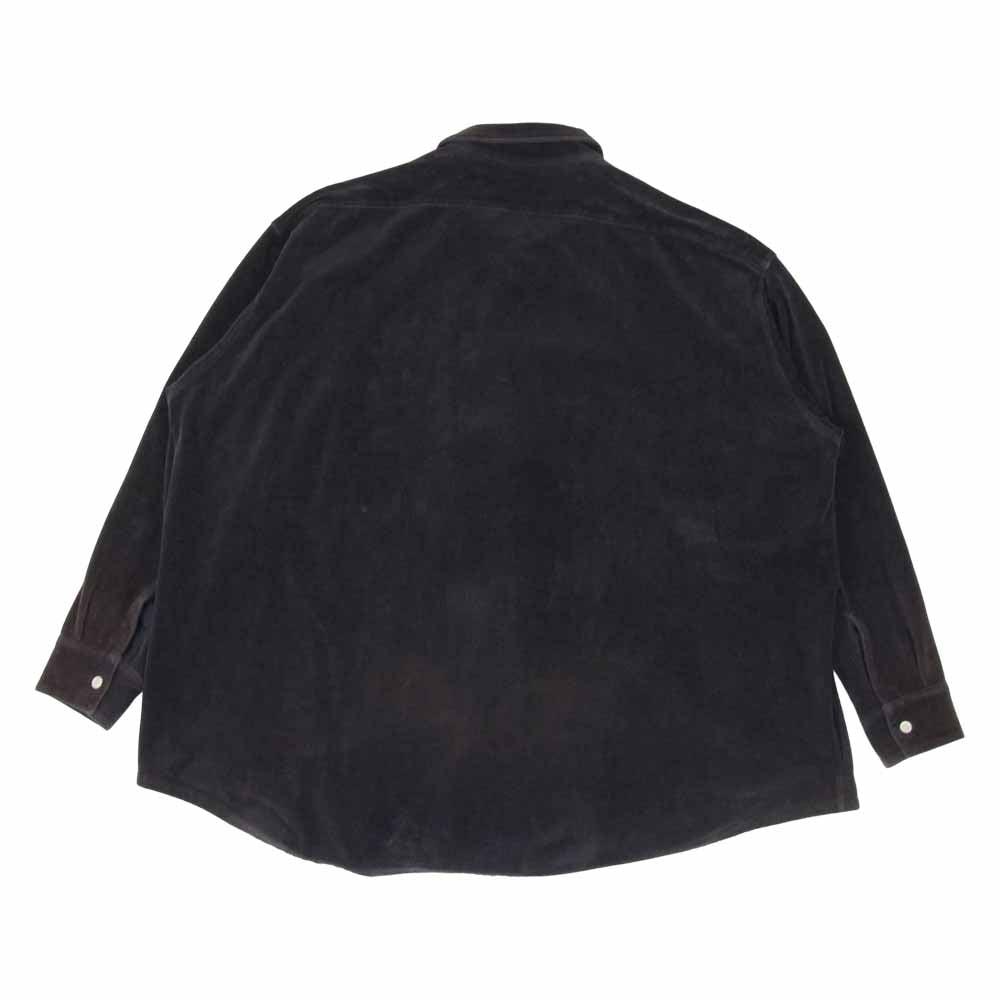 N.HOOLYWOOD エヌハリウッド 1202-SH07-049 コーデュロイ ドロップショルダー ビッグシャツ ブラウン系 42【中古】
