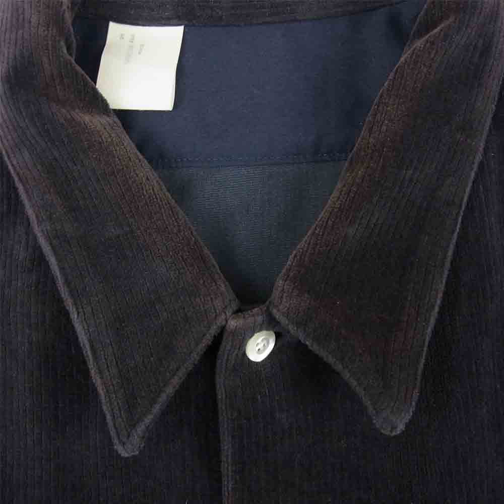 N.HOOLYWOOD エヌハリウッド 1202-SH07-049 コーデュロイ ドロップショルダー ビッグシャツ ブラウン系 42【中古】