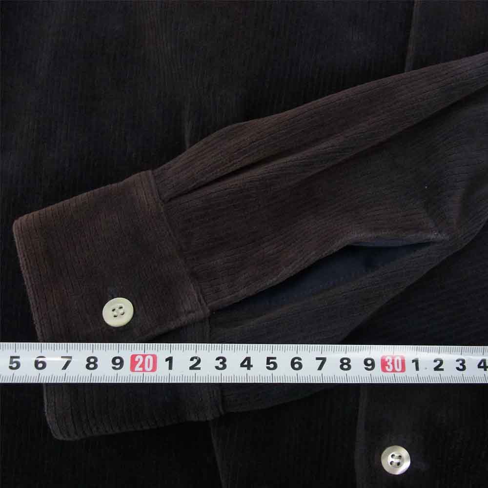 N.HOOLYWOOD エヌハリウッド 1202-SH07-049 コーデュロイ ドロップショルダー ビッグシャツ ブラウン系 42【中古】