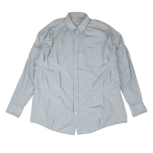 N.HOOLYWOOD エヌハリウッド THOMAS MASON トーマスメイソン ストライプ シャツ グレー系 42【中古】