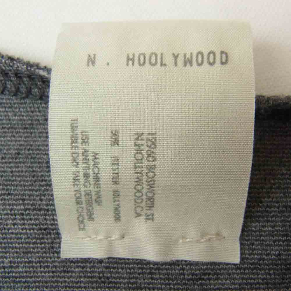 N.HOOLYWOOD エヌハリウッド 19AW 192-CS06-025 カットソー カーディガン グレー系 44【中古】