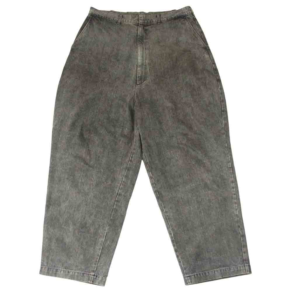 N.HOOLYWOOD エヌハリウッド 17AW 172-PT02-010 ウォッシュ加工 ワイド テーパード デニム グレー系 42【中古】