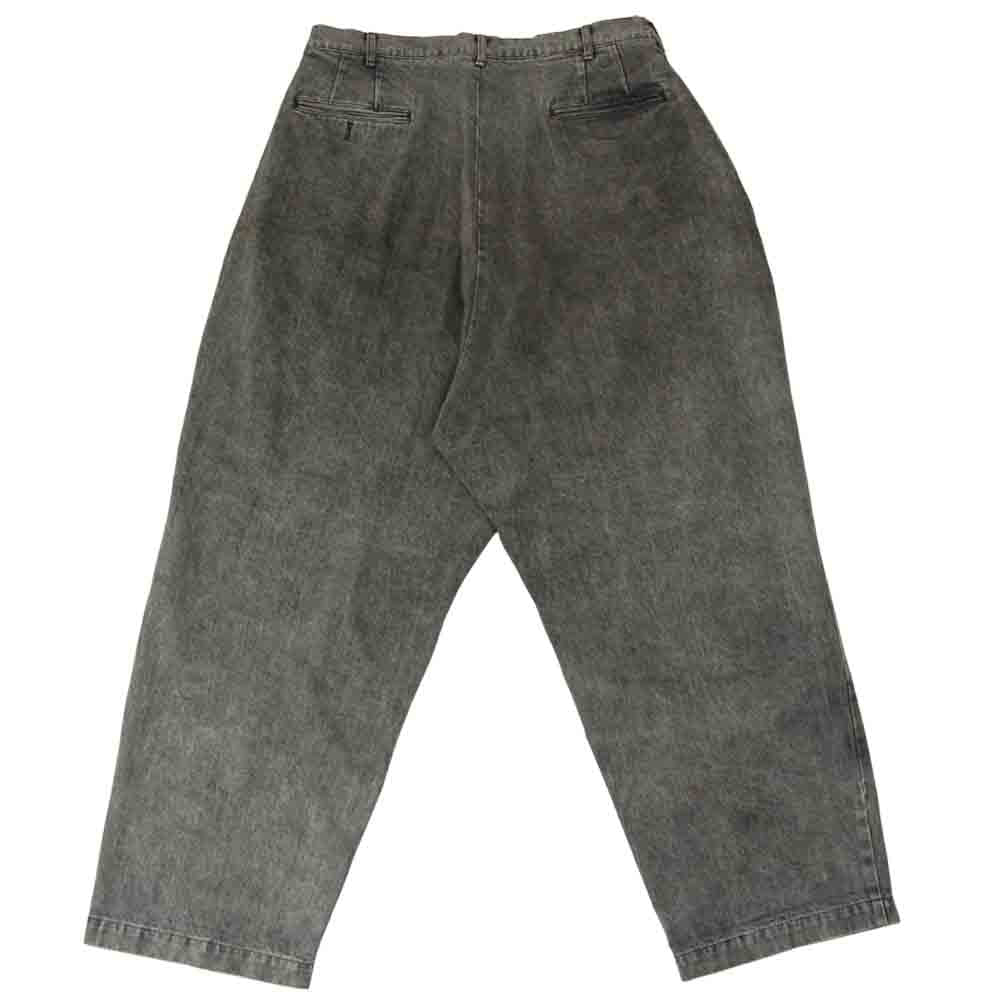N.HOOLYWOOD エヌハリウッド 17AW 172-PT02-010 ウォッシュ加工 ワイド テーパード デニム グレー系 42【中古】