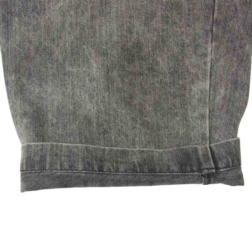 N.HOOLYWOOD エヌハリウッド 17AW 172-PT02-010 ウォッシュ加工 ワイド テーパード デニム グレー系 42【中古】