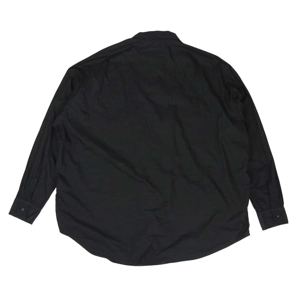 N.HOOLYWOOD エヌハリウッド 20SS 2201-SH07-007 超極薄 ナイロン オーバーサイズ シャツ ブラック系 40【中古】