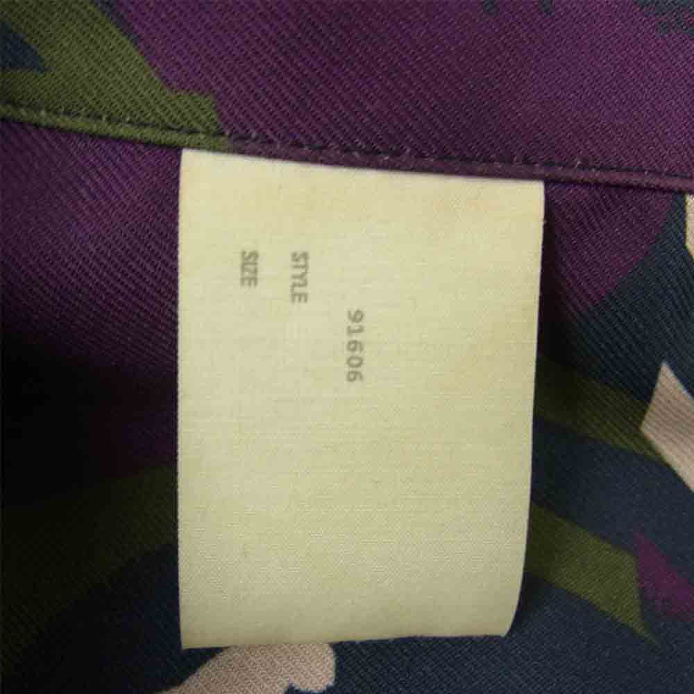 N.HOOLYWOOD エヌハリウッド 19AW 192-SH01-007 ONE BUTTON SHIRT オープン カラー シャツ マルチカラー系 44【中古】