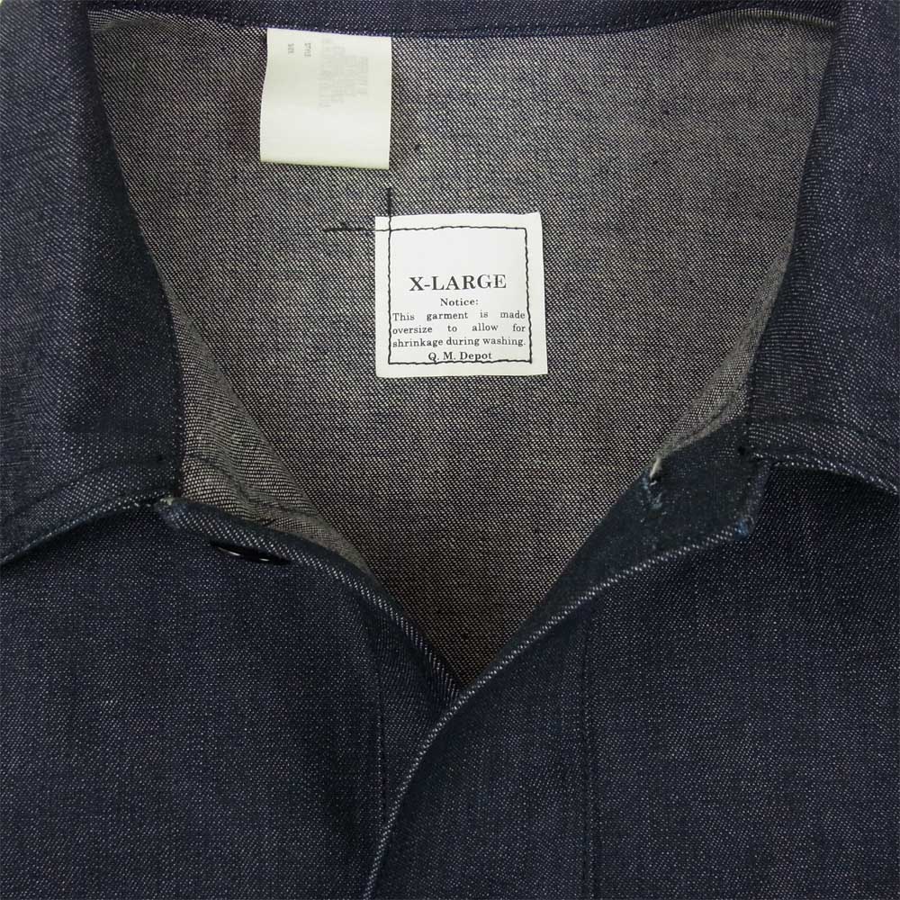 N.HOOLYWOOD エヌハリウッド 991-SH01-066 N.H TPES プルオーバー デニム ジャケット インディゴブルー系 42【中古】