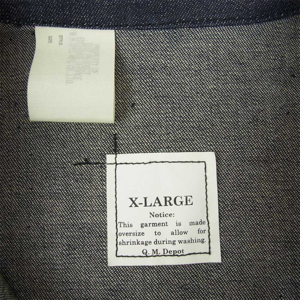 N.HOOLYWOOD エヌハリウッド 991-SH01-066 N.H TPES プルオーバー デニム ジャケット インディゴブルー系 42【中古】