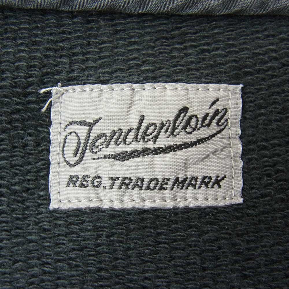 TENDERLOIN テンダーロイン 19AW MOCK NECK SWEAT ウォッシュ加工 モックネック スウェット グレー系 L【中古】