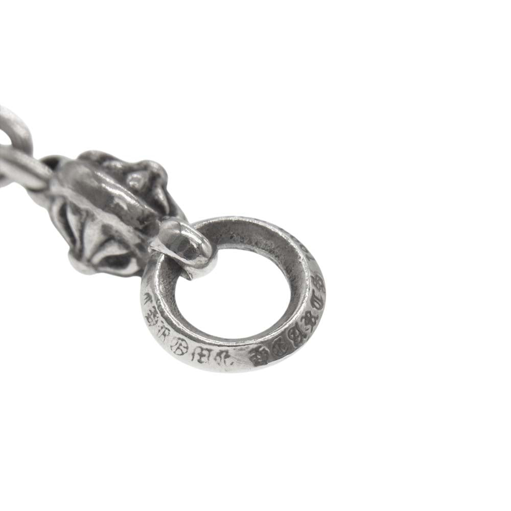 CHROME HEARTS クロムハーツ（原本無） 1ボール タイニー CHクロス チャーム ネックレス トップ シルバー系【中古】