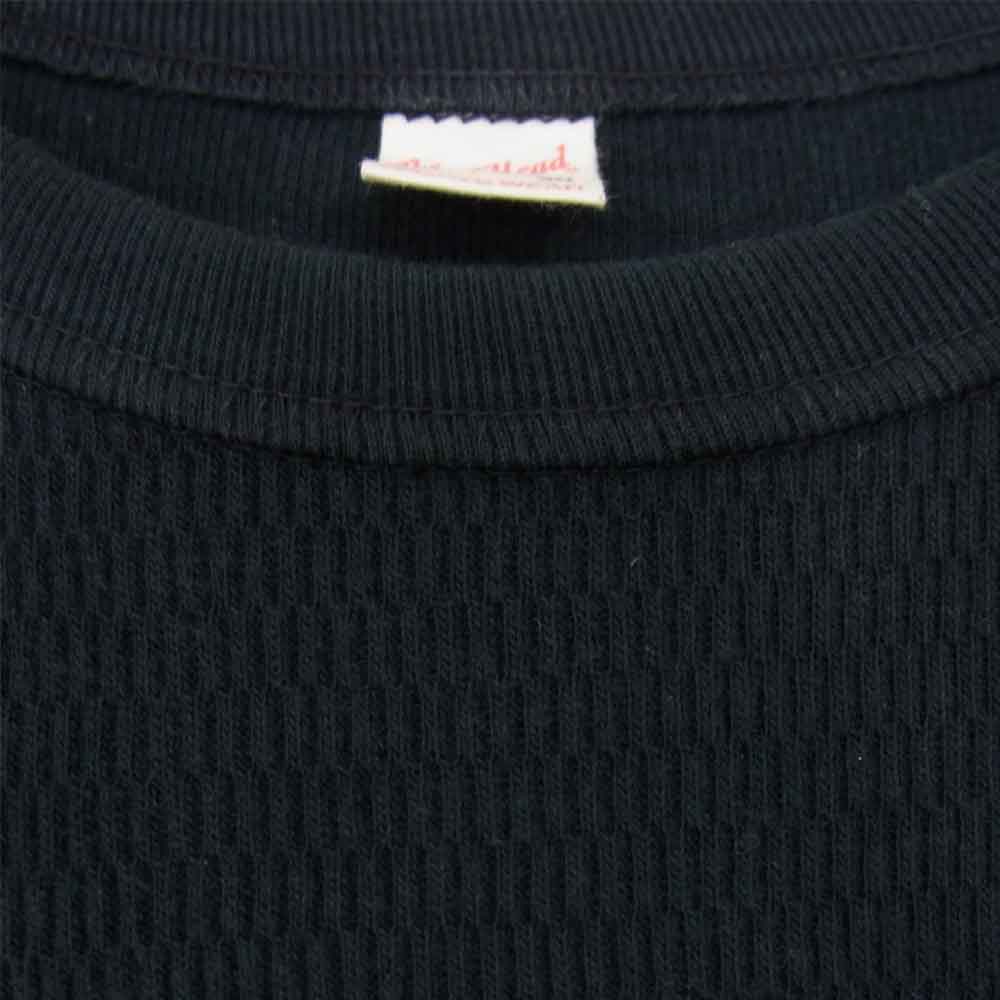 THE FLAT HEAD ザフラットヘッド プリント　サーマル カットソー ブラック系 38【中古】