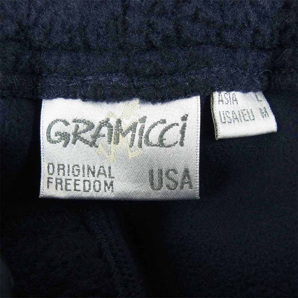Gramicci グラミチ GUP-19F037 BOA FLEECE PANTS ボアフリース パンツ ネイビー系 L【美品】【中古】