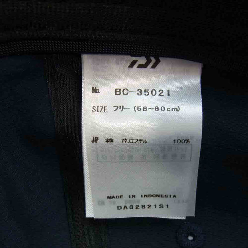 ダイワ ピア39 BC-35021 Tech Pocket Cap Rip-stop テック ポケット キャップ リップストップ ネイビー系【新古品】【未使用】【中古】