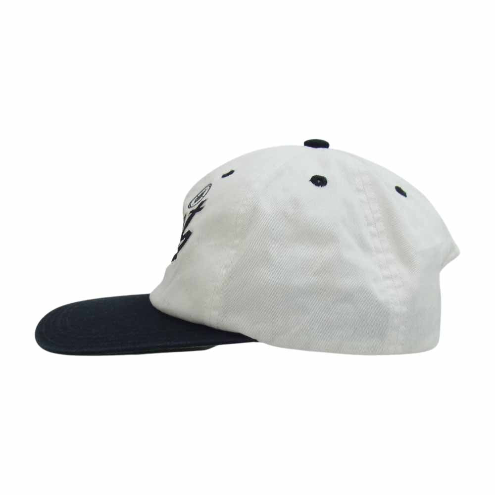 セント マイケル CAP SAINT WHITE × BLACK キャップ ブラック系 ホワイト系【中古】