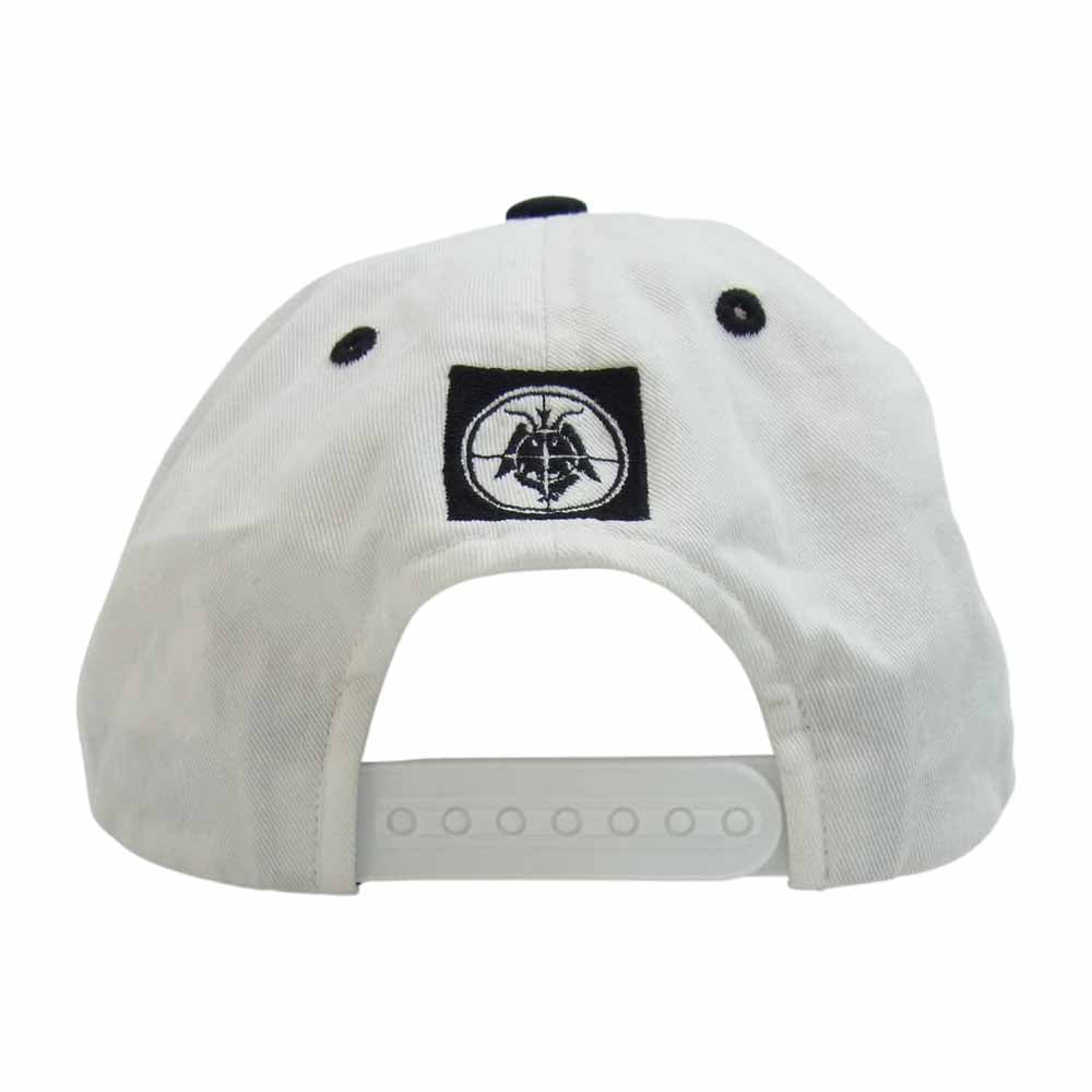 セント マイケル CAP SAINT WHITE × BLACK キャップ ブラック系 ホワイト系【中古】