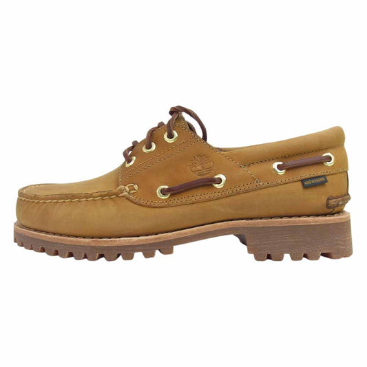 Timberland ティンバーランド AIME LEON DORE AUTHENTIC HANDSEWN BOAT SHOE エメレオンドレ モカシンブーツ ブラウン系 26cm【極上美品】【中古】