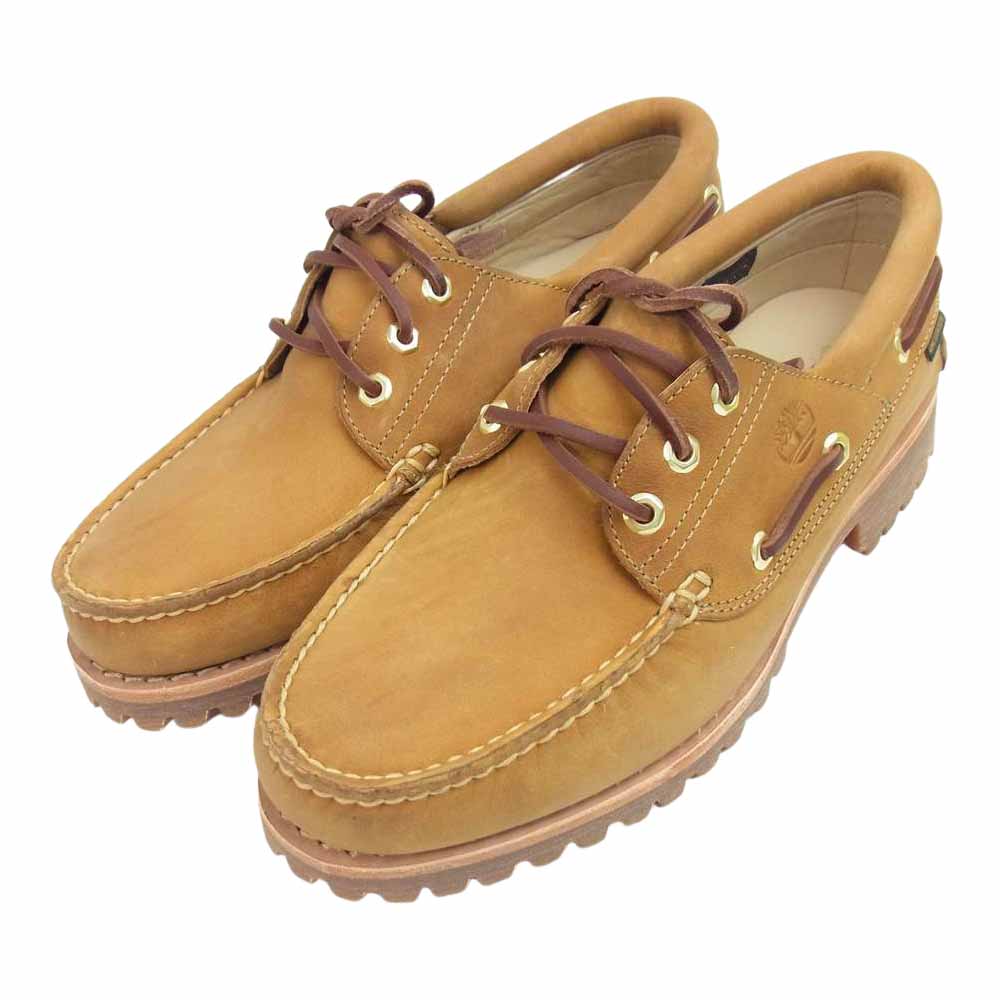 Timberland ティンバーランド AIME LEON DORE AUTHENTIC HANDSEWN BOAT SHOE エメレオンドレ モカシンブーツ ブラウン系 26cm【極上美品】【中古】