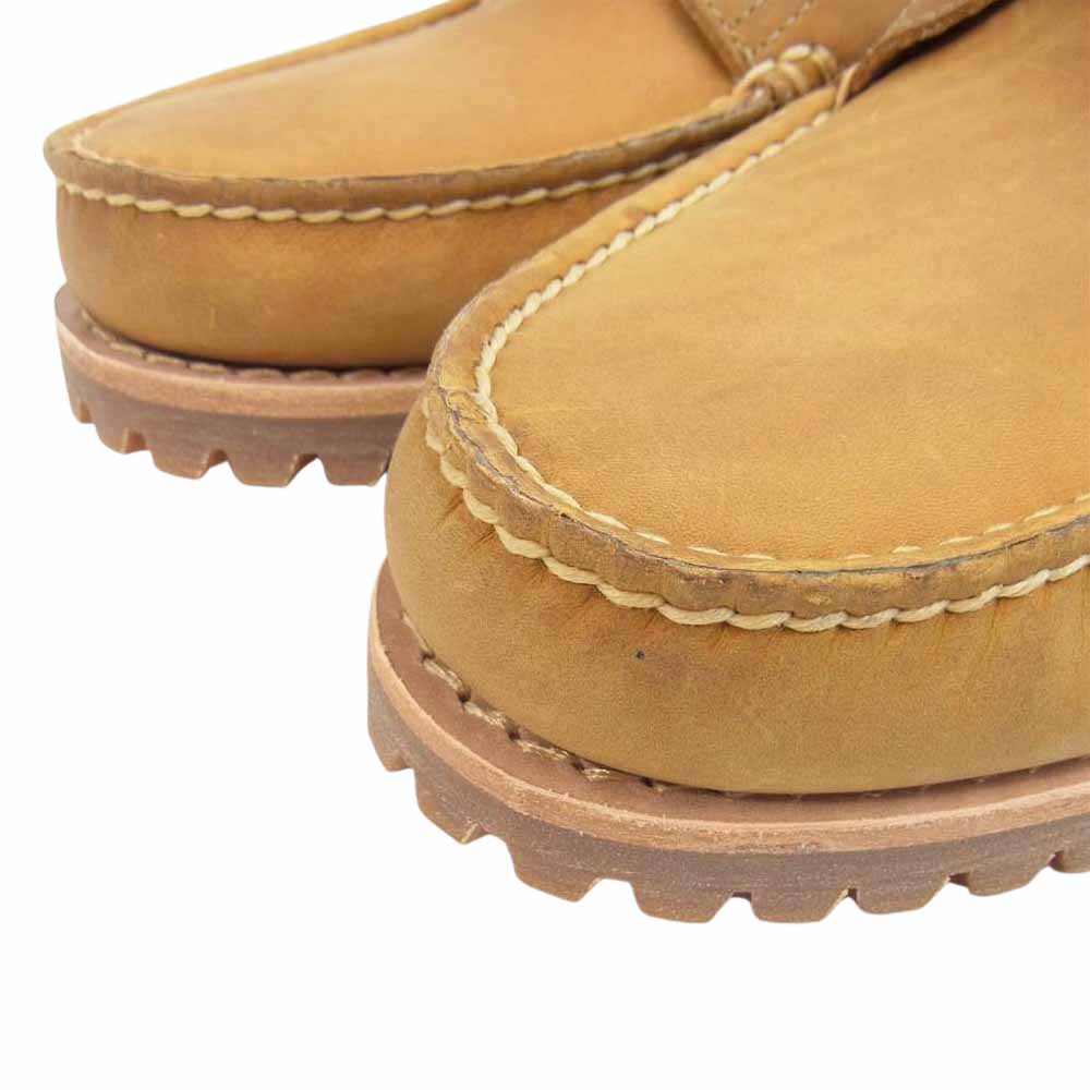 Timberland ティンバーランド AIME LEON DORE AUTHENTIC HANDSEWN BOAT SHOE エメレオンドレ モカシンブーツ ブラウン系 26cm【極上美品】【中古】