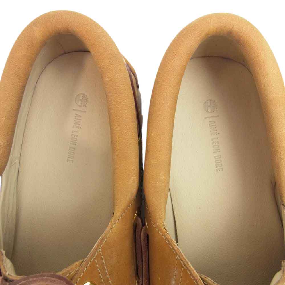 Timberland ティンバーランド AIME LEON DORE AUTHENTIC HANDSEWN BOAT SHOE エメレオンドレ モカシンブーツ ブラウン系 26cm【極上美品】【中古】