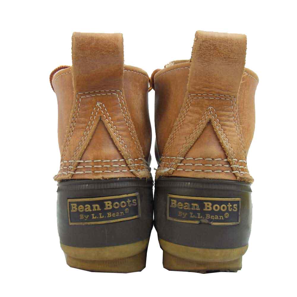 L.L.Bean エルエルビーン USA製 BEAN BOOTS 5ホール ビーン ブーツ ブラウン系 足入れ実寸サイズ24㎝【中古】