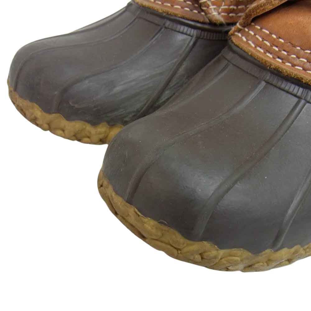 L.L.Bean エルエルビーン USA製 BEAN BOOTS 5ホール ビーン ブーツ ブラウン系 足入れ実寸サイズ24㎝【中古】