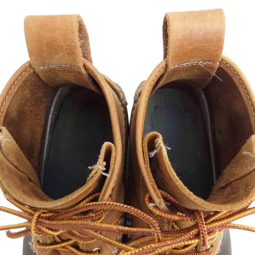 L.L.Bean エルエルビーン USA製 BEAN BOOTS 5ホール ビーン ブーツ ブラウン系 足入れ実寸サイズ24㎝【中古】