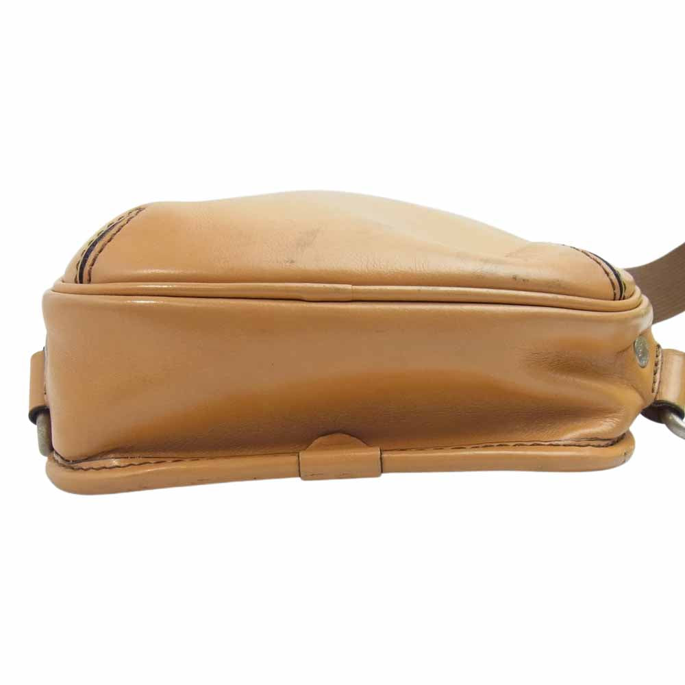 エルゴポック レザー ワン ショルダー ボディ ベージュ系【中古】