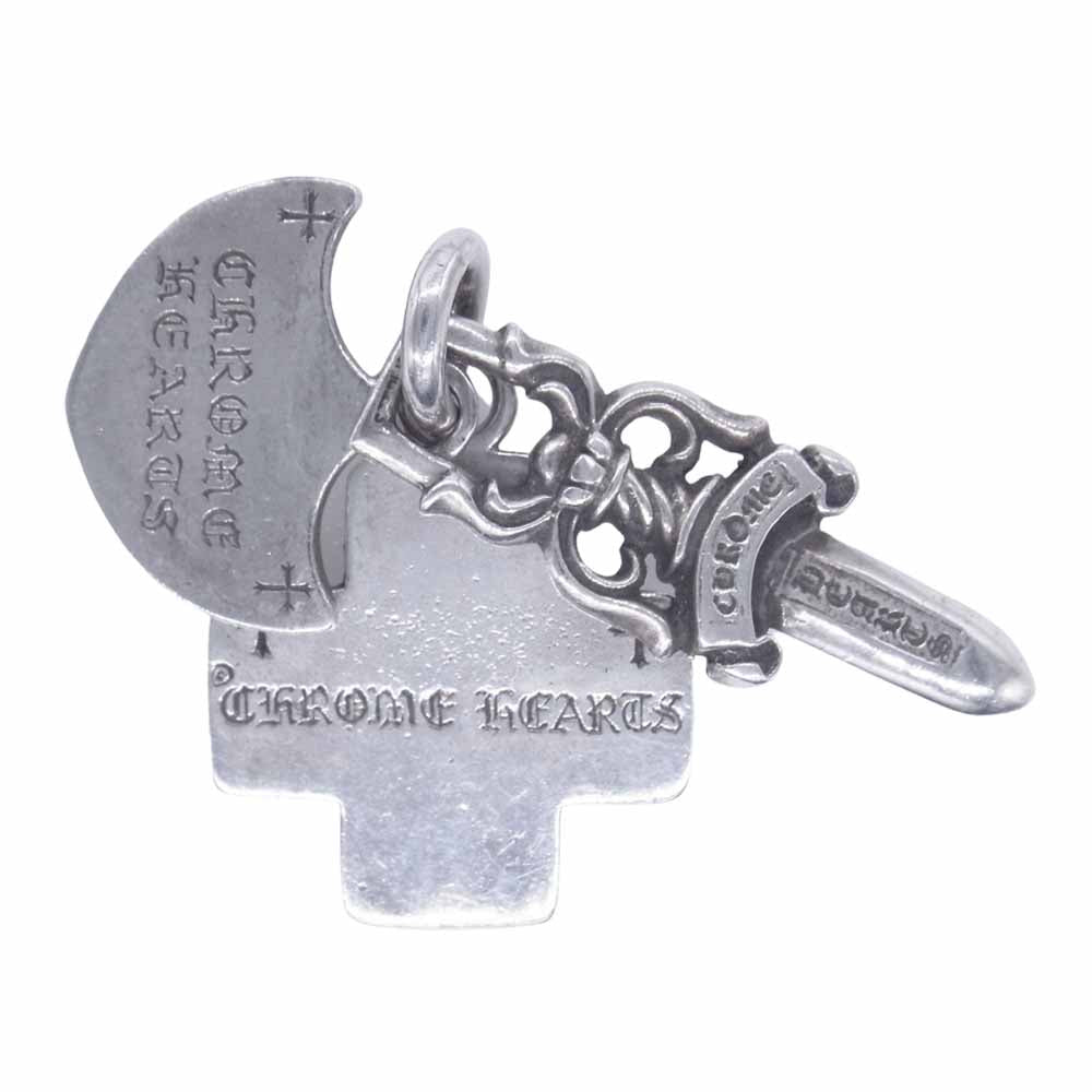 CHROME HEARTS クロムハーツ（原本無） 3TRINKETS スリー トリンケッツ オールド ペンダント【中古】