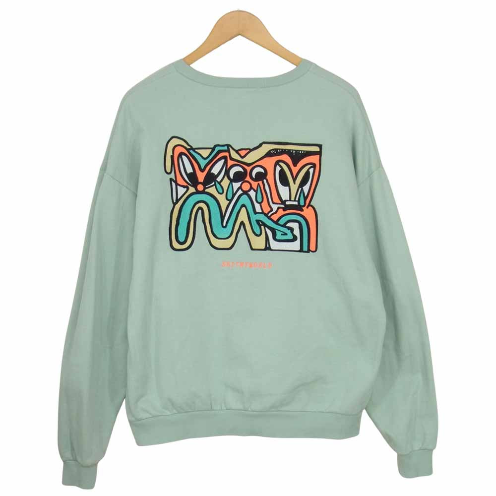 ボット Tears Crew Neck クルーネック スウェット ライトグリーン系 L【中古】