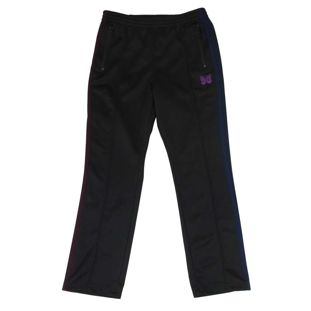 Needles ニードルス IN376 Narrow ナロー トラック パンツ ブラック系 S【中古】