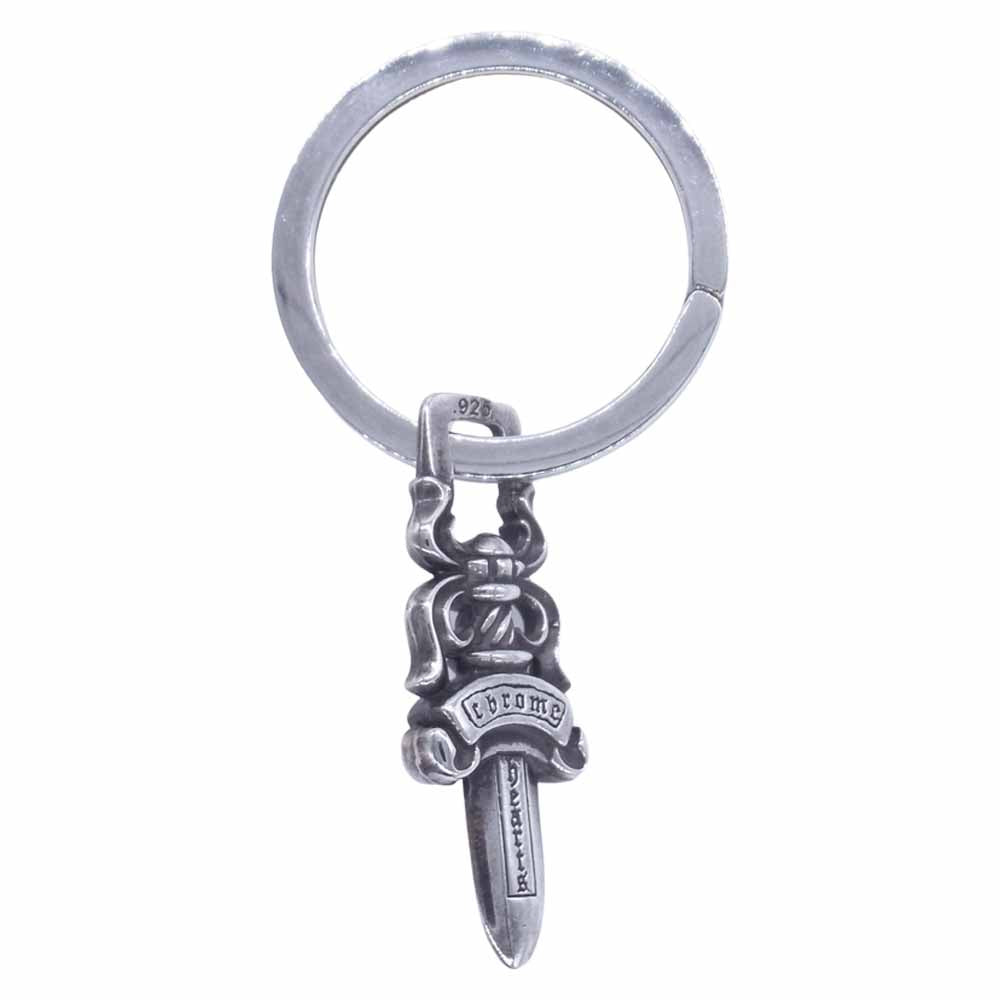 CHROME HEARTS クロムハーツ（原本有） #5 ダガー キーリング キーホルダー【中古】