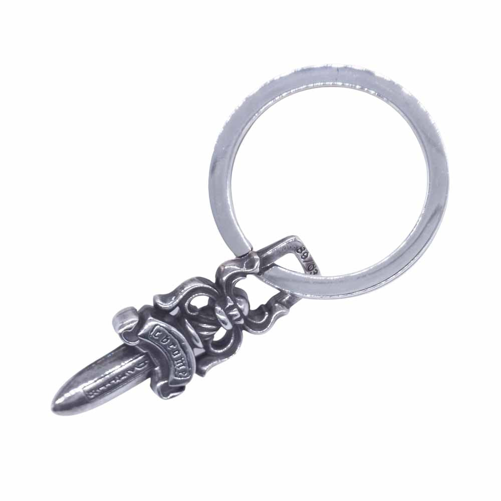 CHROME HEARTS クロムハーツ（原本有） #5 ダガー キーリング キーホルダー【中古】