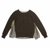 Sacai サカイ 10-01316 バック 切替 ニット ブラウン系 2【中古】